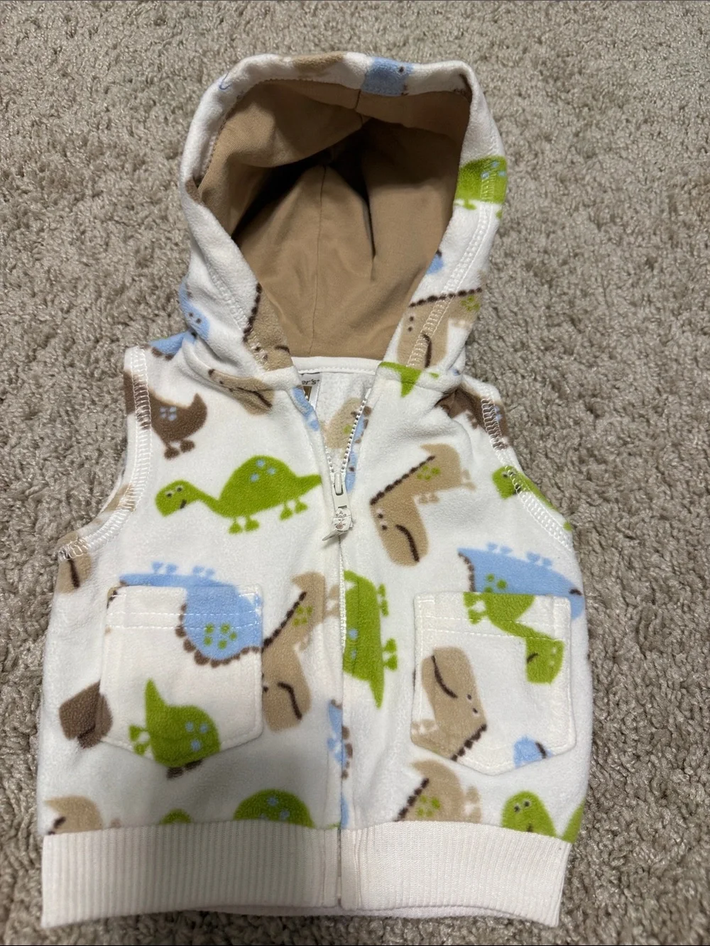 0-3 month Baby Dino Mix 7 Piece Set in Blue, Navy, Cream, Light Blue